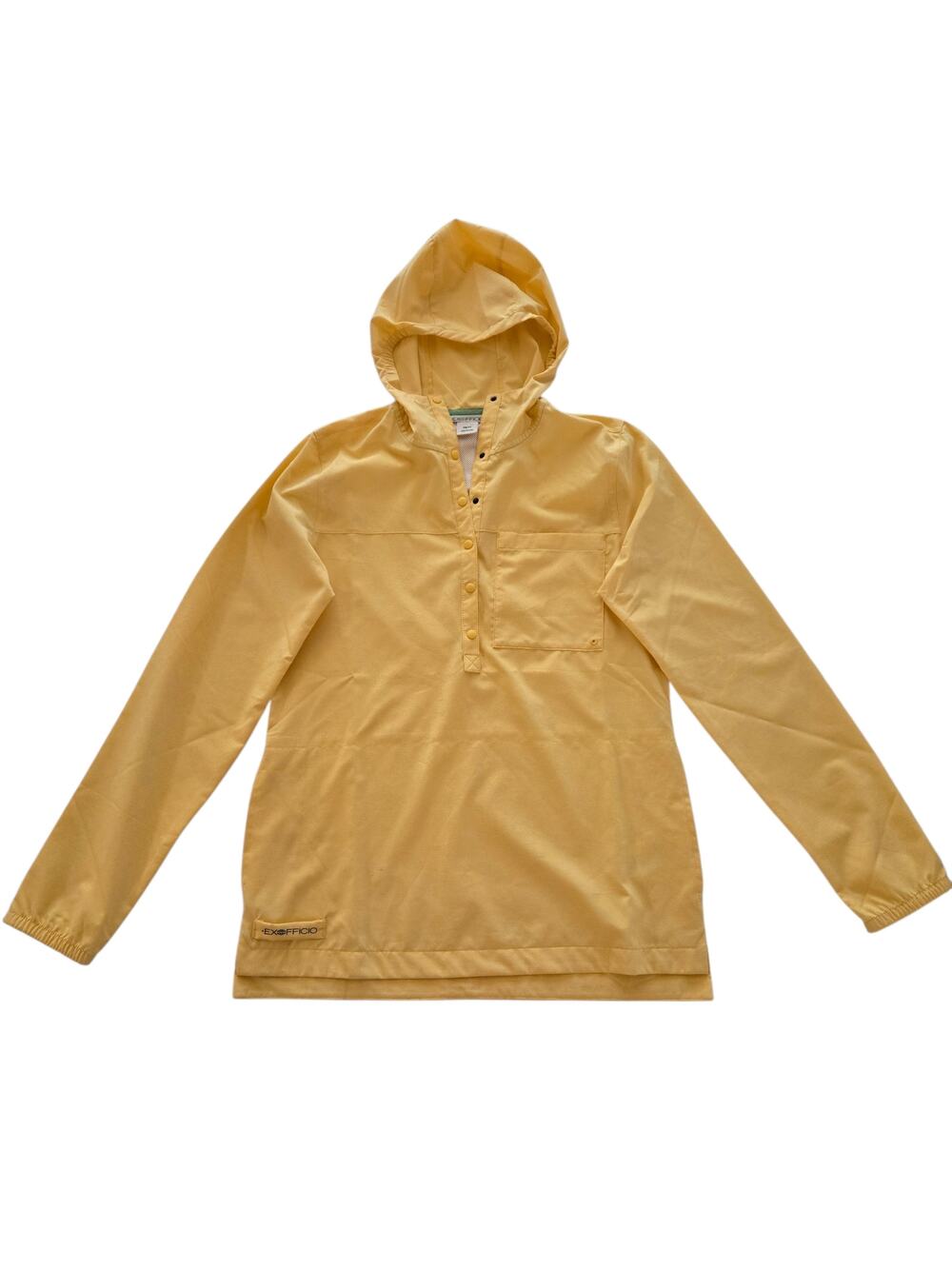 Gorpcore Fisherman Sun Protection Fishing Hoodie Yellow XS Exofficio Wimico